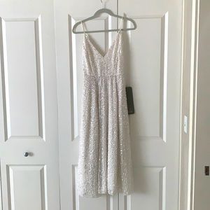 ASOS Bridal sequined midi dress- never been worn
